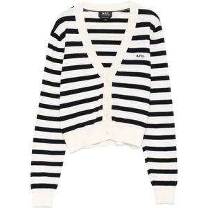 A.p.c., Dames, Truien, Zwart, Maat: S Zijde,