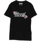 Versace Jeans Couture - Shirt - Groen - Ronde Hals - Normale Pasvorm