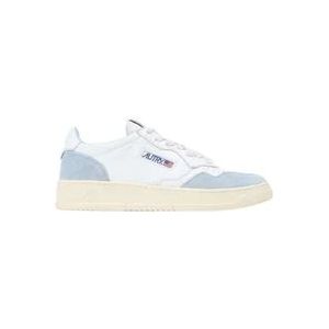 Autry Vintage-geïnspireerde Medalist Low Sneakers , Blue , Dames , Maat: 38 EU