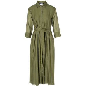 Max Mara, Dames, Jurken, Groen, Maat: M Katoen,