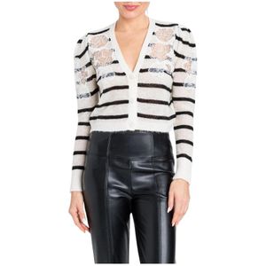 Twinset, Dames, Truien, Veelkleurig, Maat: M Acryl,