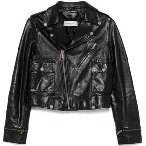 Golden Goose, Dames, Jassen, Zwart, Maat: 2XS