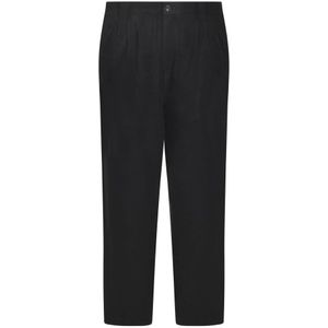 Giorgio Armani, Heren, Broeken, Zwart, Maat: XL