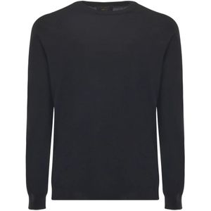 Zanone, Heren, Truien, Zwart, Maat: L Wol,