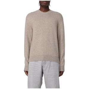 Bottega Veneta, Heren, Truien, Beige, Maat: S Kasjmier,