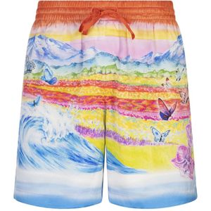 Casablanca, Heren, Korte broeken, Veelkleurig, Maat: XL Zijde,