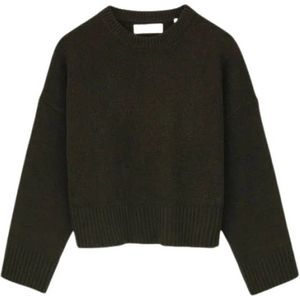 Skall Studio, Dames, Truien, Bruin, Maat: M Wol,