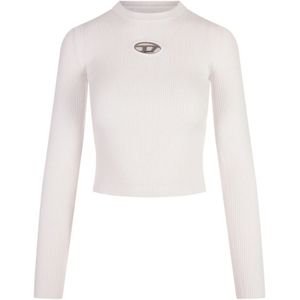 Diesel, Dames, Truien, Wit, Maat: S Viscose,