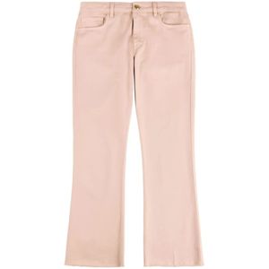 Fay, Dames, Broeken, Roze, Maat: W28 Satijn,