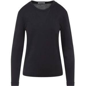 Lemaire - Longsleeve - Zwart - Katoen