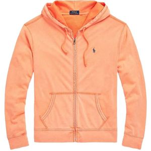 Polo Ralph Lauren, Heren, Sweatshirts & Hoodies, Oranje, Maat: XS Katoen,