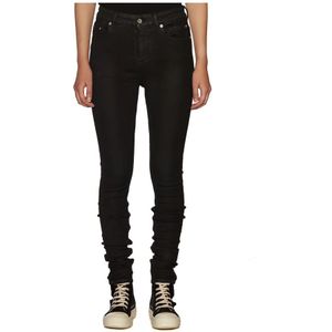 Rick Owens, Dames, Jeans, Zwart, Maat: W28 Katoen,