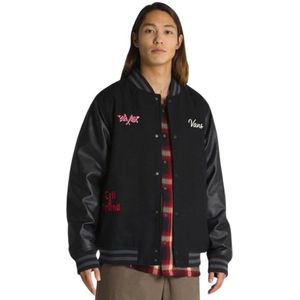 Vans, Heren, Jassen, Zwart, Maat: S