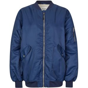 Lollys Laundry, Dames, Jassen, Blauw, Maat: XS Polyamide,