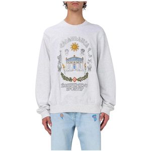 Casablanca, Heren, Sweatshirts & Hoodies, Grijs, Maat: L