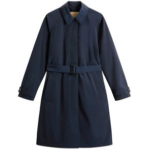 Woolrich, Dames, Mantels, Blauw, Maat: L Wol,