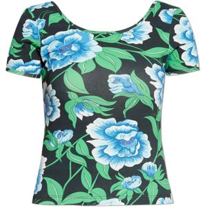Kenzo, Dames, Tops, Veelkleurig, Maat: M Katoen,