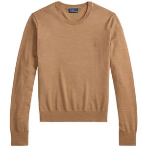 Ralph Lauren, Dames, Truien, Bruin, Maat: 2XS Wol,