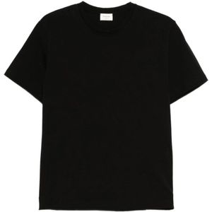 Saint Laurent, Heren, Tops, Zwart, Maat: M Katoen,