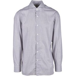 Luigi Borrelli Napoli, Heren, Overhemden, Veelkleurig, Maat: XL Katoen,