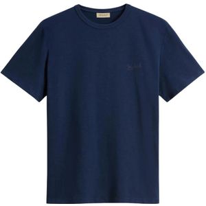 Woolrich, Heren, Tops, Blauw, Maat: XL Katoen,