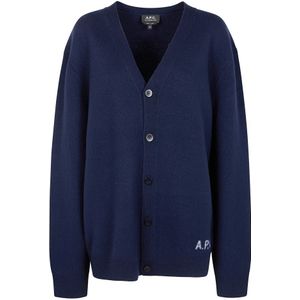 A.p.c., Dames, Truien, Blauw, Maat: XL