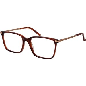 Hackett - Plastic Brillenmontuur - Bruin - Vierkant Silhouet