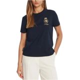 TOMMY HILFIGER Shirt  navy / goud / rood / wit