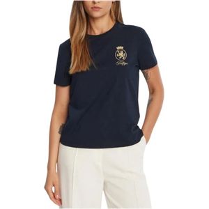 TOMMY HILFIGER Shirt  navy / goud / rood / wit