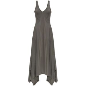 Ami Paris, Dames, Jurken, Grijs, Maat: 3XS Wol,