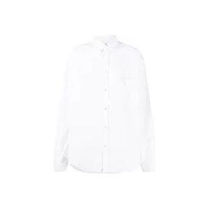Balenciaga Cocoon Fit Poplin Overhemd , White , Dames , Maat: S