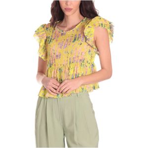 Silvian Heach, Dames, Blouses & Shirts, Veelkleurig, Maat: XS Poliester,