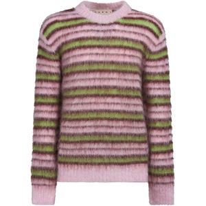 Marni, Heren, Truien, Veelkleurig, Maat: S Mohair,