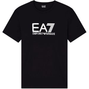 Emporio Armani Ea7, Heren, Tops, Zwart, Maat: S Katoen,