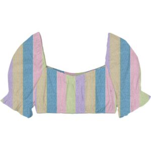 MC2 Saint Barth, Dames, Blouses & Shirts, Veelkleurig, Maat: S Katoen,