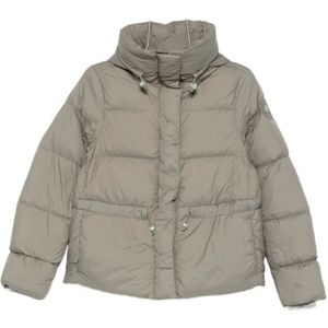 Canada Goose, Dames, Jassen, Groen, Maat: M Leer,
