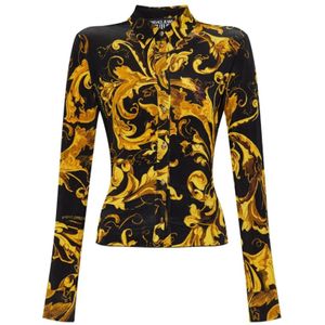 Versace Jeans Couture, Dames, Blouses & Shirts, Veelkleurig, Maat: M Viscose,