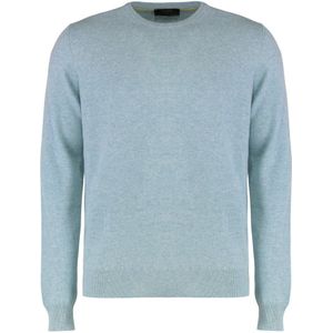 Moorer, Heren, Truien, Blauw, Maat: L Kasjmier,