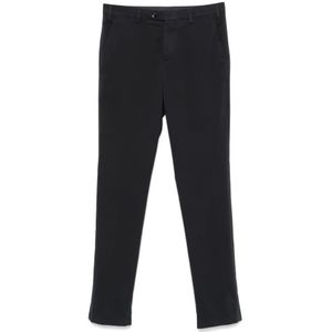 Canali, Heren, Broeken, Zwart, Maat: XL