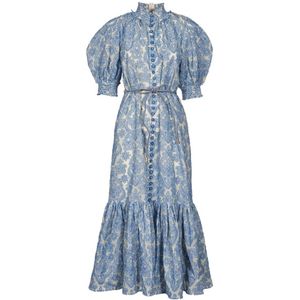 Zimmermann, Dames, Jurken, Blauw, Maat: S Katoen,