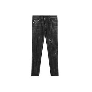 Dsquared2 Zwarte Slimme Flotatie Jeans , Gray , Heren , Maat: XL