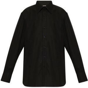 Tom Ford, Heren, Overhemden, Zwart, Maat: 3XL