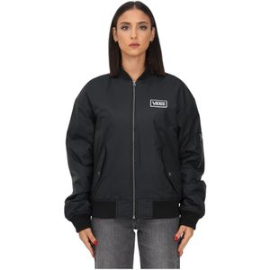 Vans, Dames, Jassen, Zwart, Maat: XS Nylon,