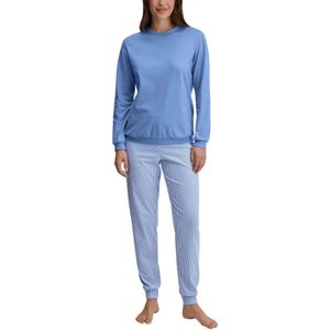CALIDA - Lovely Night - Pyjama - Hydrangea Blue - 2-delig - Lange Mouwen