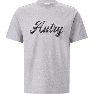 Autry, Heren, Tops, Grijs, Maat: S Katoen,