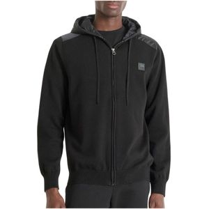 Antony Morato, Heren, Sweatshirts & Hoodies, Zwart, Maat: L Katoen,