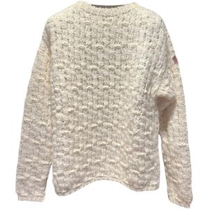 Moncler, Dames, Truien, Wit, Maat: M Wol,