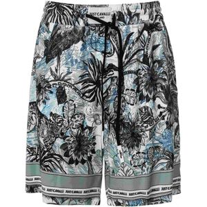 Just Cavalli, Heren, Korte broeken, Blauw, Maat: M
