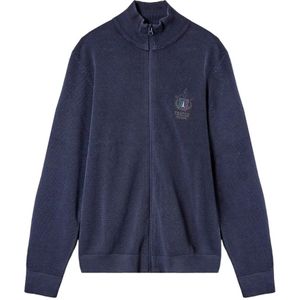 Aeronautica Militare, Heren, Truien, Blauw, Maat: M Katoen,