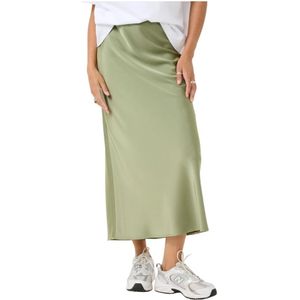 KAFFE - Hill - Vrouwenrok - Midi - Strokenrok